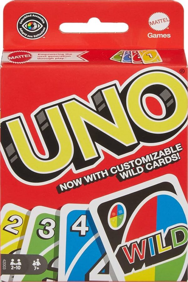 UNO Mattel - Un, jeu de cartes W2087, 42003 - Version Anglaise : Amazon.fr: Jeux et Jouets